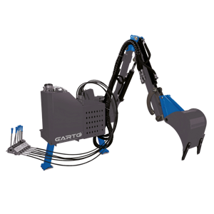 Desbrozadora con brazo lateral hidráulico DBLH800-G